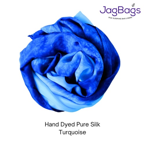 JagBag Long Silk Scarf - Turquoise